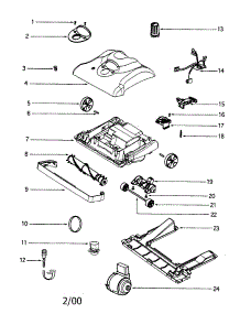 Hood parts for Eureka Upright Vacuum 7980AT from AppliancePartsPros.com