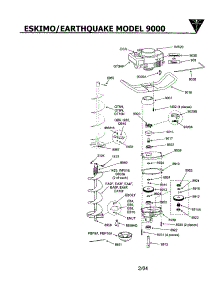 Hole Digger Assembly - Model 9000 Parts For Earthquake Hole Digger 9000 From Appliancepartspros.Com
