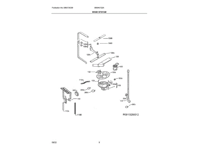 Wash Arm Bearing