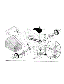 Wheels / Tires / Bag parts for Craftsman Gas Walk-Behind Mower 917276521 from AppliancePartsPros.com