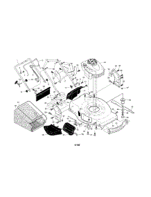 Engine / Housing / Handle parts for Craftsman Gas Walk-Behind Mower 917370926 from AppliancePartsPros.com