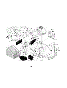 Engine / Housing / Handle parts for Craftsman Gas Walk-Behind Mower 917370927 from AppliancePartsPros.com