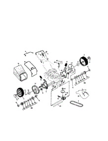 Wheels / Tires / Bag parts for Craftsman Gas Walk-Behind Mower 917371490 from AppliancePartsPros.com