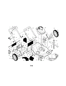Engine / Housing / Handle parts for Yard Pro Gas Walk-Behind Mower 917371980 from AppliancePartsPros.com