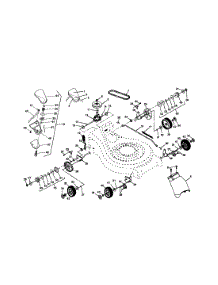 Wheels / Tires / Drive Control parts for Craftsman Gas Walk-Behind Mower 917377664 from AppliancePartsPros.com