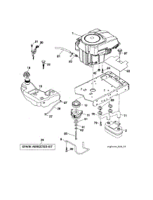 Engine parts for Ariens Front-Engine Lawn Tractor 936040 from AppliancePartsPros.com
