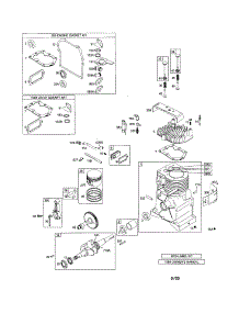 Cylinder / Crankshaft parts for Briggs & Stratton Lawn & Garden Engine 94200 (0104-0319) from AppliancePartsPros.com