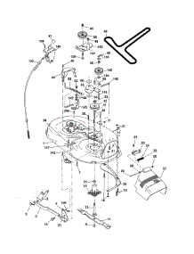 Mower Deck parts for Ariens Front-Engine Lawn Tractor 96016002300 from AppliancePartsPros.com