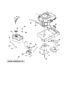 Engine parts for Ariens Front-Engine Lawn Tractor 96046000500 from AppliancePartsPros.com
