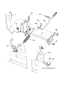 Mower Lift parts for Ariens Front-Engine Lawn Tractor 96046001000 from AppliancePartsPros.com