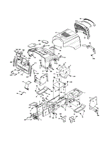 Chassis And Enclosures parts for Yard Pro Front-Engine Lawn Tractor 96061025600 from AppliancePartsPros.com