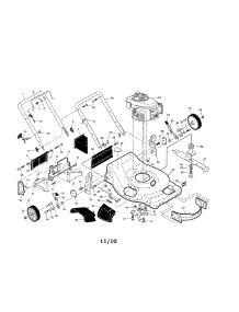 Engine / Housing / Handle parts for Ariens Gas Walk-Behind Mower A160H22 (96146000400) from AppliancePartsPros.com