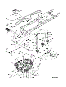 Drive parts for Ariens Front-Engine Lawn Tractor A19BA42 (96046001000) from AppliancePartsPros.com