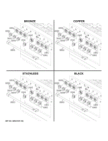 Cafe Customization parts for Ge Gas Range C2Y366P3T1D1 from AppliancePartsPros.com