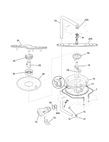 Motor & Pump parts for Crosley Dishwasher CDB400KW0A from AppliancePartsPros.com