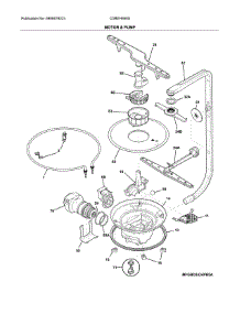 Motor & Pump parts for Crosley Dishwasher CDBEH950SB0A from AppliancePartsPros.com