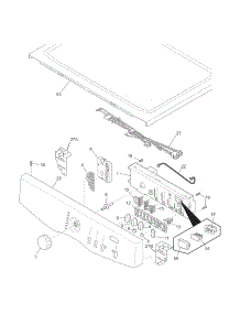 Controls / Top Panel parts for Crosley Dryer CDE7500KB0 from AppliancePartsPros.com