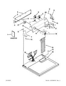 Top And Console Parts parts for Crosley Dryer CED137SXQ0 from AppliancePartsPros.com