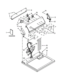 Top And Console Parts parts for Crosley Dryer CED147SDW2 from AppliancePartsPros.com