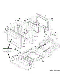 Door & Drawer Parts parts for Ge Electric Range CES700P3M3D1 from AppliancePartsPros.com