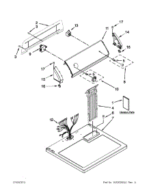 Top And Console Parts parts for Crosley Dryer CGD126SBW1 from AppliancePartsPros.com