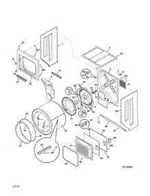 Upper Cabinet / Drum Heater parts for Crosley Laundry Center CLCE600RW0 from AppliancePartsPros.com
