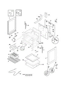 Body parts for Crosley Electric Range CRE3580LWC from AppliancePartsPros.com