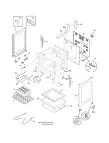 Body parts for Crosley Electric Range CRE3580LWD from AppliancePartsPros.com