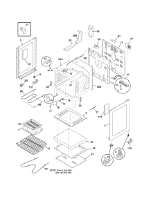 Body parts for Crosley Electric Range CRE3880HSSB from AppliancePartsPros.com