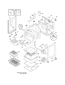 Body parts for Crosley Electric Range CRE3880LWB from AppliancePartsPros.com