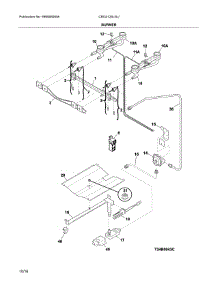 Burner parts for Crosley Gas Range CRG3120LWJ from AppliancePartsPros.com