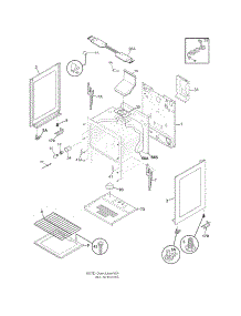 Body parts for Crosley Gas Range CRG3140GBBE from AppliancePartsPros.com