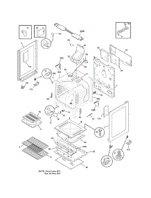 Body parts for Crosley Gas Range CRG3480LQA from AppliancePartsPros.com