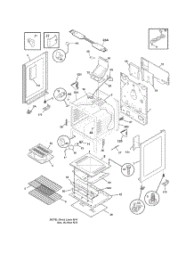 Body parts for Crosley Gas Range CRG3480LWB from AppliancePartsPros.com