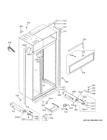 Case Parts parts for Ge Side-By-Side Refrigerator CSB42YP2RES1 from AppliancePartsPros.com