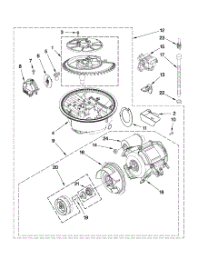 Pump And Motor Parts parts for Crosley Dishwasher CUD6710XQ3 from AppliancePartsPros.com