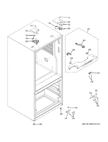 Case Parts parts for Ge Bottom-Mount Refrigerator CWE19SP3NND1 from AppliancePartsPros.com