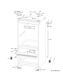 Case Parts parts for Ge Bottom-Mount Refrigerator CXE22DP2PDS1 from AppliancePartsPros.com