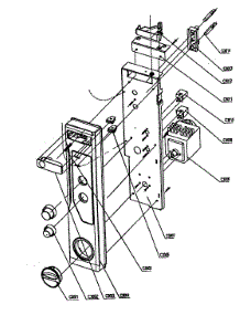 Control Panel Parts For Danby Dishwasher Ddw496w From Appliancepartspros.Com