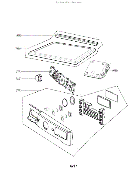 LG EBR76519513 Control Board (AP6235705) - AppliancePartsPros.com