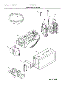 Fresh Food Ice Maker parts for Frigidaire Bottom-Mount Refrigerator FPHF2399PF7A from AppliancePartsPros.com