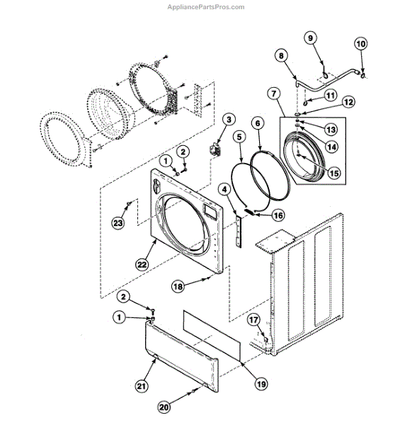 SpeedQueen 806466 Ring,wire Clamp (AP6983242) - AppliancePartsPros.com