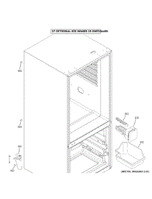 Ice Maker parts for Ge Bottom-Mount Refrigerator GBE21DSKBRSS from AppliancePartsPros.com