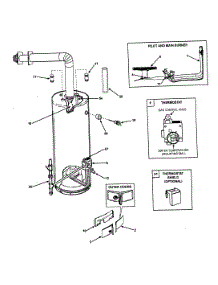Water Heater parts for Ao Smith Gas Water Heater GDVH75 from AppliancePartsPros.com