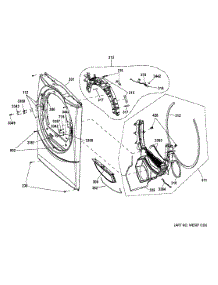 Front Panel parts for Ge Dryer GFD43ESSM1WW from AppliancePartsPros.com