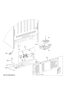 Machine Compartment parts for Ge Top-Mount Refrigerator GIE21GTHFBB from AppliancePartsPros.com
