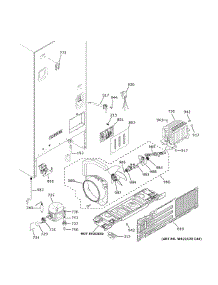 Machine Compartment parts for Ge Bottom-Mount Refrigerator GNE21FMKLFES from AppliancePartsPros.com