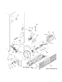 Machine Compartment parts for Ge Bottom-Mount Refrigerator GNE25JGKJFBB from AppliancePartsPros.com