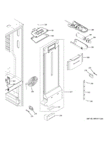 Fresh Food Section parts for Ge Bottom-Mount Refrigerator GNE27JGMKFWW from AppliancePartsPros.com