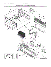Freezer System / Machine Cmpt parts for Frigidaire Bottom-Mount Refrigerator GRMC2273BF from AppliancePartsPros.com